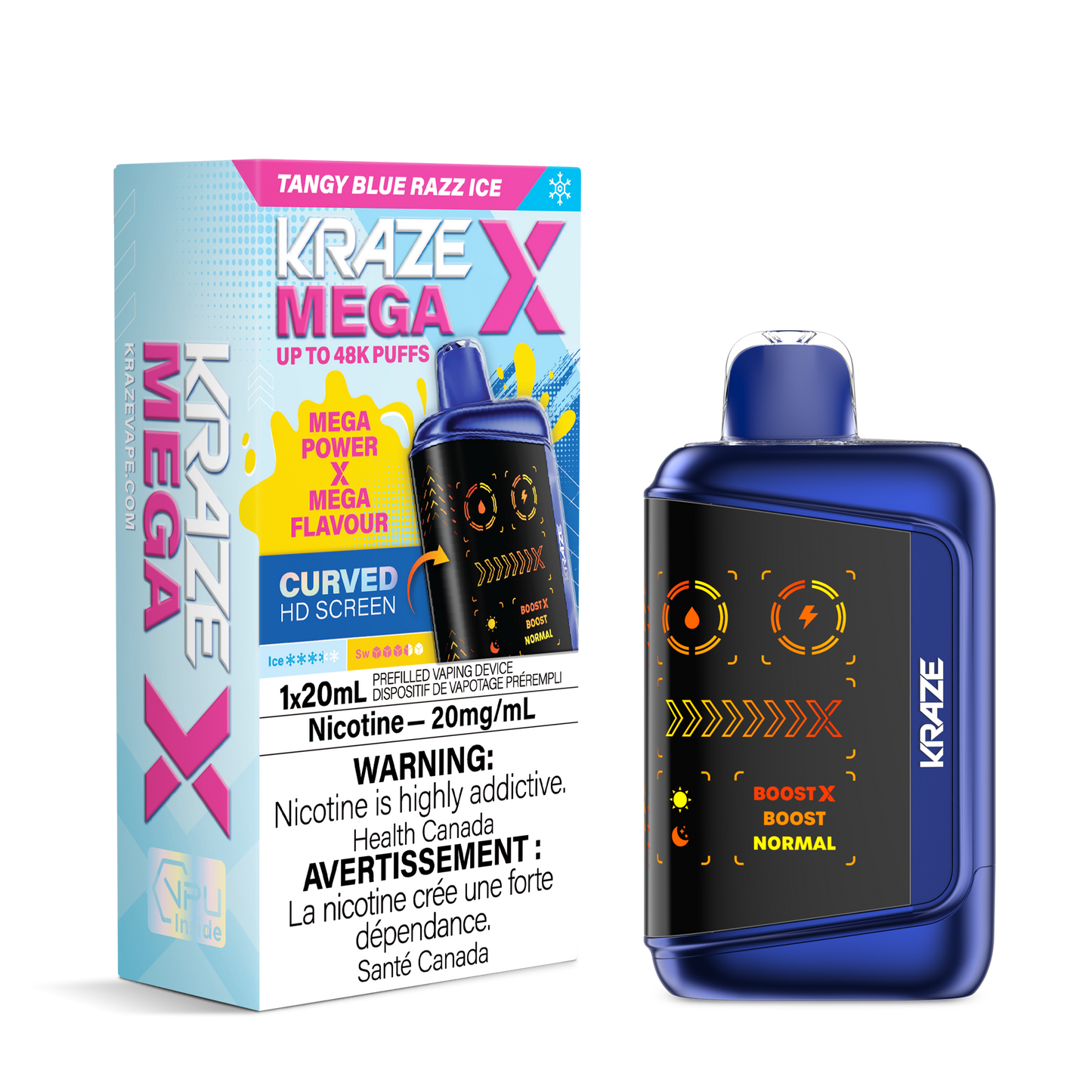 TANGY BLUE RAZZ ICE