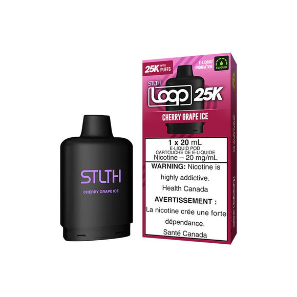 STLTH LOOP 25K POD </br> CHERRY GRAPE ICE