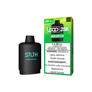 STLTH LOOP 25K POD </br> GREEN APPLE ICE