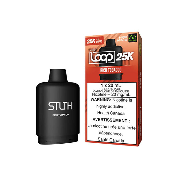 STLTH LOOP 25K POD </br> RICH TOBACCO