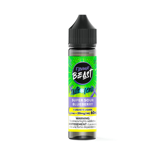 FLAVOUR BEAST SALT 60ML  </BR> SOUR BLUEBERRY ICED