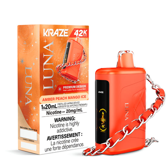 KRAZE LUNA </BR> AMBER PEACH MANGO ICE