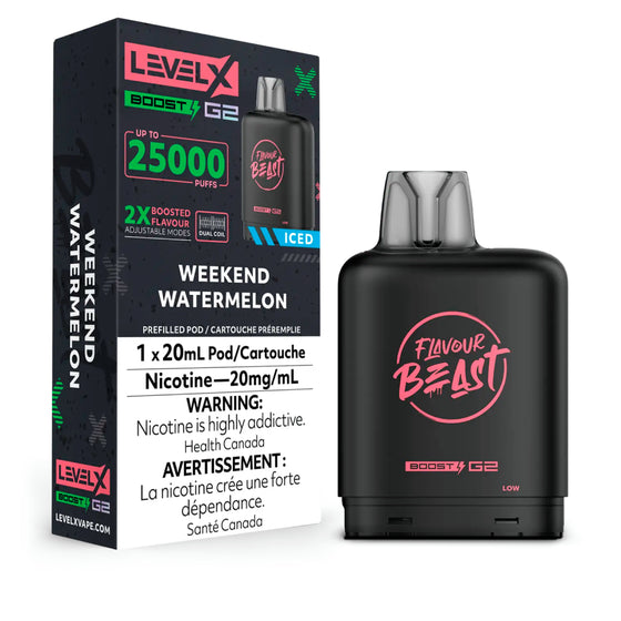 LEVEL X FB BOOST G2 </BR>  WATERMELON ICED