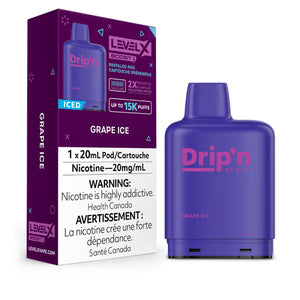 LEVEL X DRIP'N BOOST </BR> GRAPE ICE