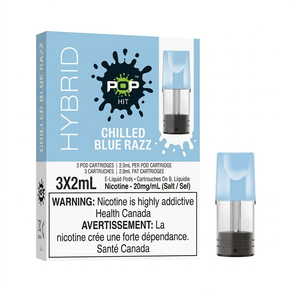 CHILLED BLUE RAZ PODS