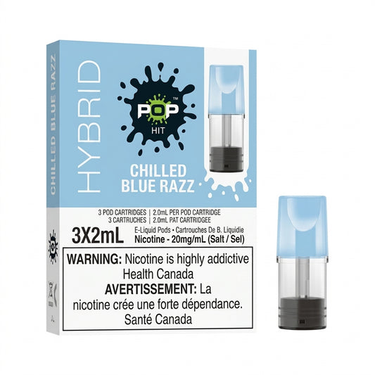 CHILLED BLUE RAZ PODS